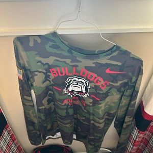 University of Georgia Military Appreciation letter mg sleeve